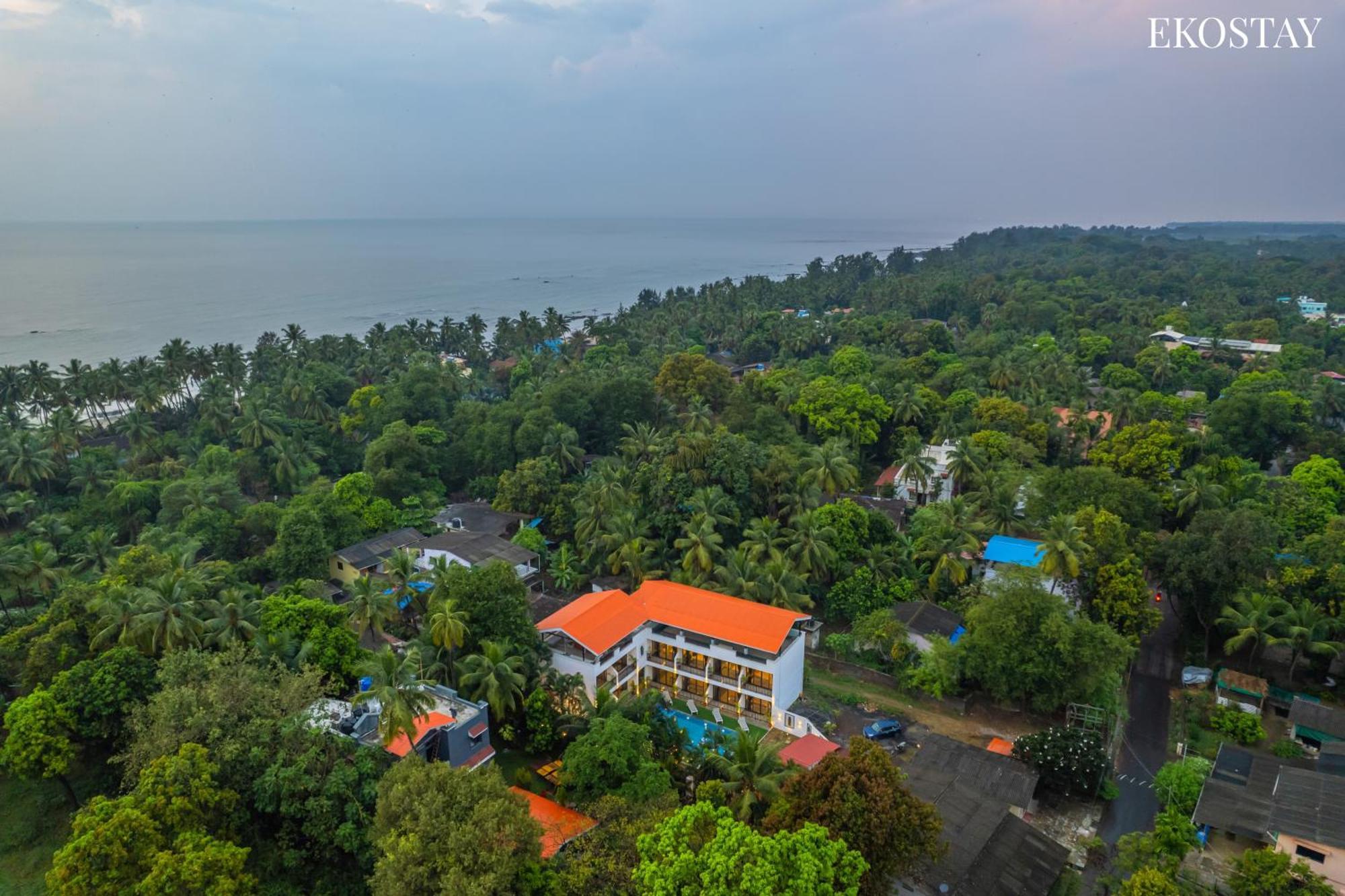 Ekostay Gold Sea Shore Villa I Rooftop Turf I 100 Meters Away From The Beach อลีบาก ภายนอก รูปภาพ